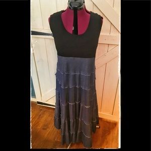 3x Karen Kane Denim Ruffle Dress- So Light!